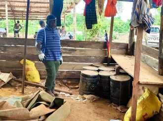 WR: EPA seizes smuggled cyanide from a small-scale mine at Nkroful